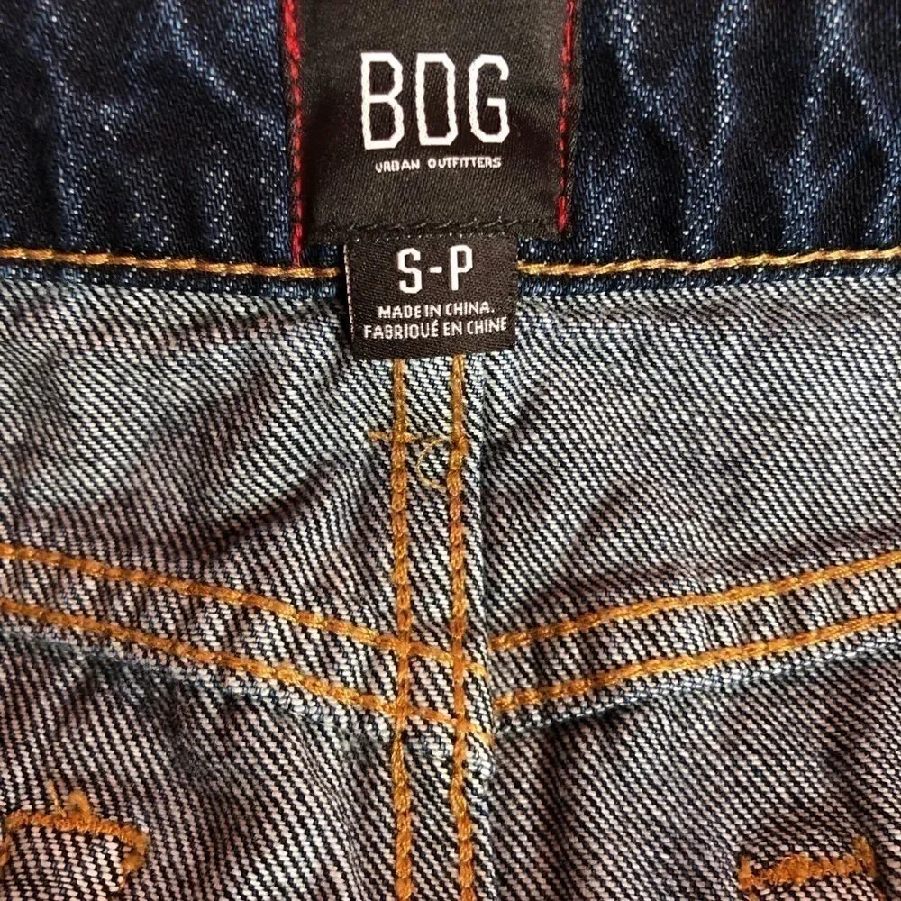 Urban Outfitters BDG Blue Pelmet Mini Skirt Small